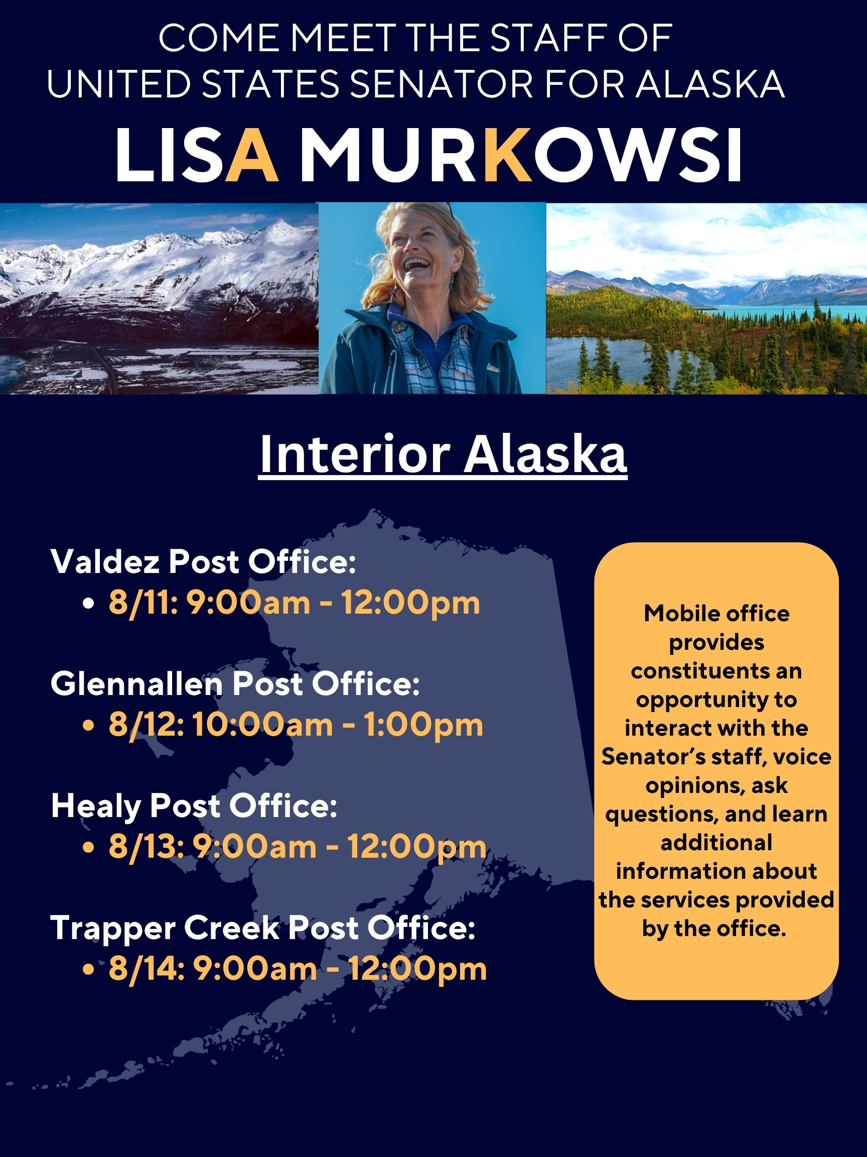 Meet the Staff of Senator Lisa Murkowski